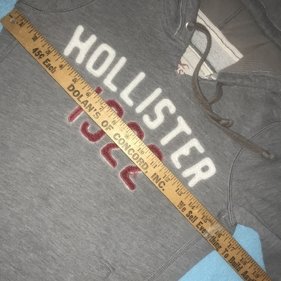 HOLLISTER California 1922 long sleeve pullover hoodie pouch pocket Y2K size S - Picture 6 of 10